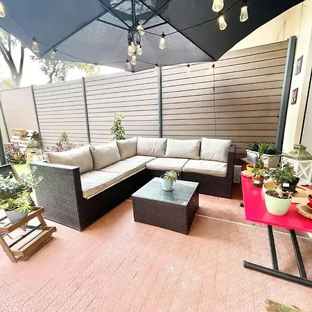 Joli 2 Pieces Avec Grand Jardin * Mentona